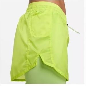 Women's Nike Icon Clash Tempo Layered Running Shorts - Black - Small - NWT main image 1